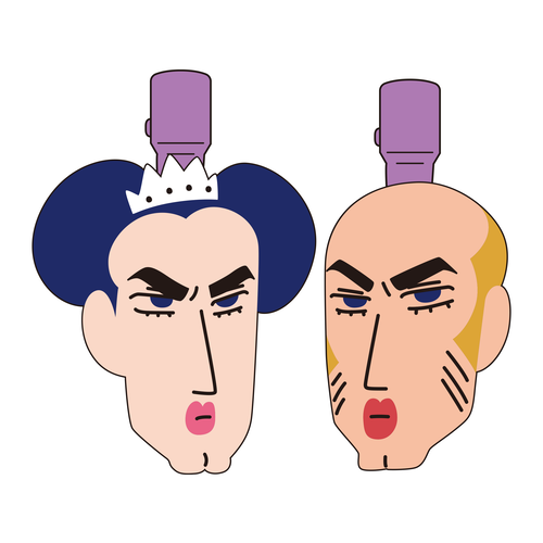 クレヨンしんちゃん フロッキーヘアクリップ マカオ＆ジョマ